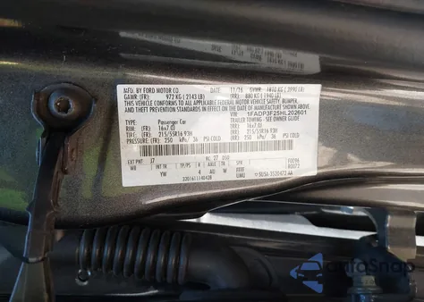 2017 Ford Focus Se from USA, damaged, VIN 1FADP3F25HL202601